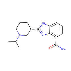 CC(C)N1CCC[C@H](c2nc3c(C(N)=O)cccc3[nH]2)C1 ZINC000040845963