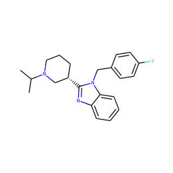 CC(C)N1CCC[C@H](c2nc3ccccc3n2Cc2ccc(F)cc2)C1 ZINC000049088369