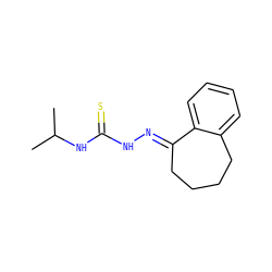 CC(C)NC(=S)N/N=C1\CCCCc2ccccc21 ZINC000008774402