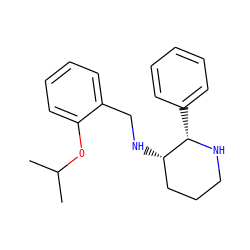 CC(C)Oc1ccccc1CN[C@H]1CCCN[C@H]1c1ccccc1 ZINC000026728703