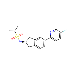 CC(C)S(=O)(=O)N[C@@H]1Cc2ccc(-c3ccc(F)cn3)cc2C1 ZINC000035839876