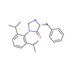 CC(C)c1cccc(C(C)C)c1N1CN[C@H](Cc2ccccc2)C1=O ZINC000034803557