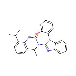 CC(C)c1cccc(C(C)C)c1NC(=O)Nc1nc2ccccc2n1-c1ccccc1Br ZINC000029486672