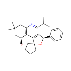 CC(C)c1nc2c(c3c1[C@@H](c1ccccc1)OC31CCCC1)[C@@H](O)CC(C)(C)C2 ZINC000299819283