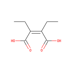 CC/C(C(=O)O)=C(\CC)C(=O)O ZINC000033902580