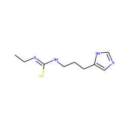 CC/N=C(\S)NCCCc1cnc[nH]1 ZINC000013741792