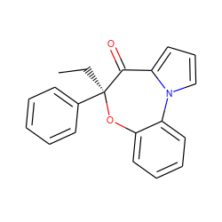CC[C@@]1(c2ccccc2)Oc2ccccc2-n2cccc2C1=O ZINC000001645812