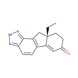 CC[C@@]12CCC(=O)C=C1c1ccc3n[nH]nc3c1C2 ZINC000034050506