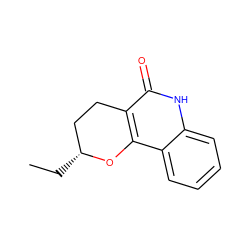 CC[C@@H]1CCc2c(c3ccccc3[nH]c2=O)O1 ZINC000008665926