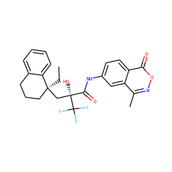 CC[C@]1(C[C@@](O)(C(=O)Nc2ccc3c(=O)onc(C)c3c2)C(F)(F)F)CCCc2ccccc21 ZINC000101050023