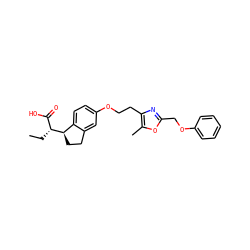 CC[C@H](C(=O)O)[C@@H]1CCc2cc(OCCc3nc(COc4ccccc4)oc3C)ccc21 ZINC000028565726