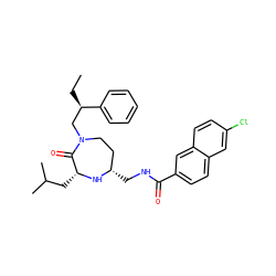 CC[C@H](CN1CC[C@H](CNC(=O)c2ccc3cc(Cl)ccc3c2)N[C@H](CC(C)C)C1=O)c1ccccc1 ZINC000207823403