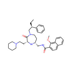 CC[C@H](CN1CC[C@H](CNC(=O)c2ccc3ccccc3c2OC)N[C@H](CCN2CCCCC2)C1=O)c1ccccc1 ZINC000206914772