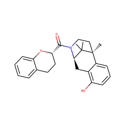 CC1(C)[C@H]2Cc3c(O)cccc3[C@]1(C)CCN2C(=O)[C@@H]1CCc2ccccc2O1 ZINC000201102933