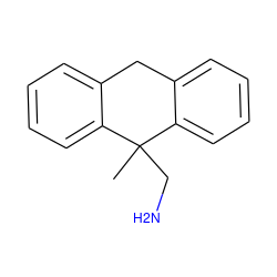 CC1(CN)c2ccccc2Cc2ccccc21 ZINC000013473109