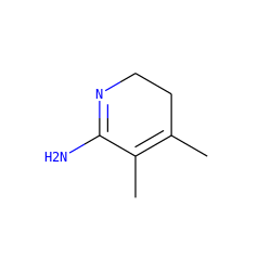 CC1=C(C)C(N)=NCC1 ZINC000013476780