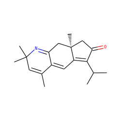 CC1=CC(C)(C)N=C2C[C@@]3(C)CC(=O)C(C(C)C)=C3C=C12 ZINC000169309543