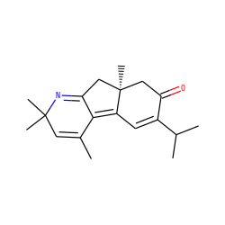 CC1=CC(C)(C)N=C2C[C@@]3(C)CC(=O)C(C(C)C)=CC3=C12 ZINC000169309540
