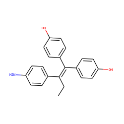 CCC(=C(c1ccc(O)cc1)c1ccc(O)cc1)c1ccc(N)cc1 ZINC001772574784