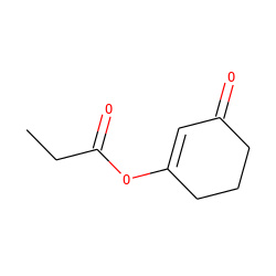 CCC(=O)OC1=CC(=O)CCC1 ZINC000028756676