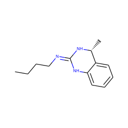 CCCC/N=C1\Nc2ccccc2[C@@H](C)N1 ZINC000029131472
