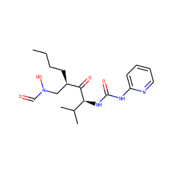 CCCC[C@H](CN(O)C=O)C(=O)[C@@H](NC(=O)Nc1ccccn1)C(C)C ZINC000066112074