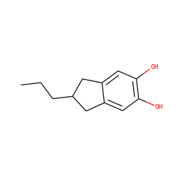 CCCC1Cc2cc(O)c(O)cc2C1 ZINC000036295016