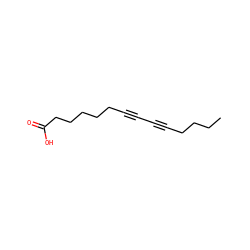 CCCCC#CC#CCCCCCC(=O)O ZINC000014722284