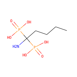 CCCCC(N)(P(=O)(O)O)P(=O)(O)O ZINC000028526330