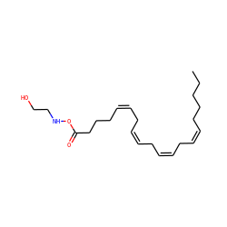 CCCCC/C=C\C/C=C\C/C=C\C/C=C\CCCC(=O)ONCCO ZINC000013685186