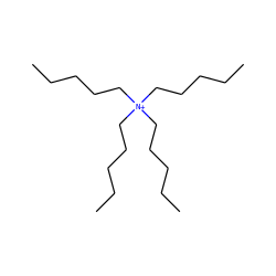 CCCCC[N+](CCCCC)(CCCCC)CCCCC ZINC000003861692