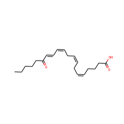CCCCCC(=O)/C=C/C=C\C/C=C\C/C=C\CCCC(=O)O ZINC000004629855