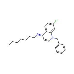 CCCCCCC/N=c1\ccn(Cc2ccccc2)c2cc(Cl)ccc12 ZINC000036080437