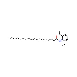 CCCCCCCC/C=C/CCCCCCCC(=O)Nc1c(CC)cccc1CC ZINC000036349516