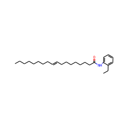 CCCCCCCC/C=C/CCCCCCCC(=O)Nc1ccccc1CC ZINC000036349411