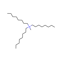 CCCCCCCC[N+](C)(CCCCCCCC)CCCCCCCC ZINC000043120291