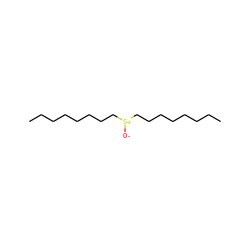 CCCCCCCC[S+]([O-])CCCCCCCC ZINC000096272028