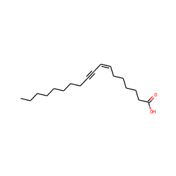 CCCCCCCCC#C/C=C\CCCCCC(=O)O ZINC000049867793