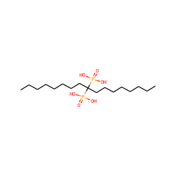 CCCCCCCCC(CCCCCCCC)(P(=O)(O)O)P(=O)(O)O ZINC000024951804