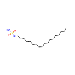 CCCCCCCCC/C=C\CCCCCCCNS(N)(=O)=O ZINC000038151178