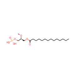 CCCCCCCCCCCCCC(=O)OC[C@@H](COP(=O)(O)O)OC ZINC000084596780