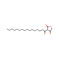 CCCCCCCCCCCCCCCC(=O)C1C(=O)COC1=O ZINC000100894250