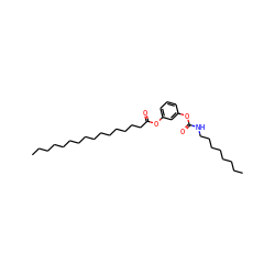 CCCCCCCCCCCCCCCC(=O)Oc1cccc(OC(=O)NCCCCCCCC)c1 ZINC000038159150