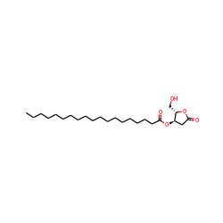 CCCCCCCCCCCCCCCCCCC(=O)O[C@@H]1CC(=O)O[C@H]1CO ZINC000034800360