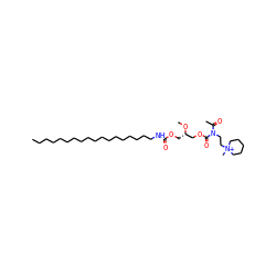 CCCCCCCCCCCCCCCCCCNC(=O)OC[C@@H](COC(=O)N(CC[N+]1(C)CCCCC1)C(C)=O)OC ZINC000038157218