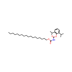 CCCCCCCCCCCCCCCCCCOC(=O)NC(=O)Oc1c(C(C)C)cccc1C(C)C ZINC000036349724