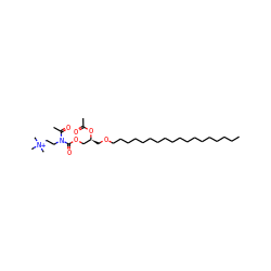 CCCCCCCCCCCCCCCCCCOC[C@@H](COC(=O)N(CC[N+](C)(C)C)C(C)=O)OC(C)=O ZINC000038157220