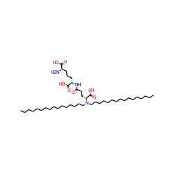 CCCCCCCCCCCCCCCCN(CCCCCCCCCCCCCCCC)[C@H](CCC(=O)N[C@@H](CCC[C@H](N)C(=O)O)C(=O)O)C(=O)O ZINC000072126816