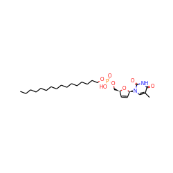 CCCCCCCCCCCCCCCCO[P@@](=O)(O)OC[C@@H]1C=C[C@H](n2cc(C)c(=O)[nH]c2=O)O1 ZINC000043442953