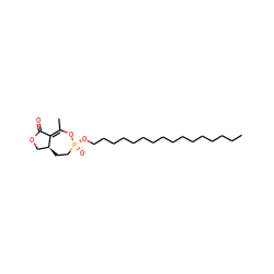 CCCCCCCCCCCCCCCCO[P@]1(=O)CC[C@H]2COC(=O)C2=C(C)O1 ZINC000299868830